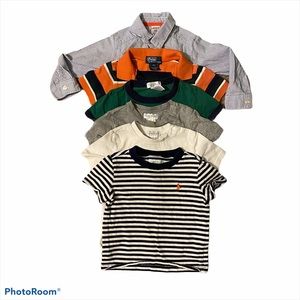 Ralph Lauren boys size 12 month lot of 6 tops
